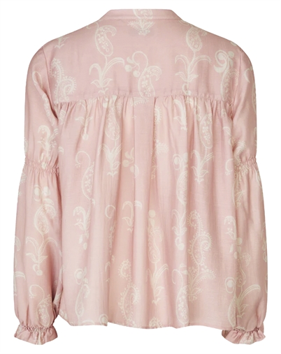 Stine Goya - Elasticated Long Sleeve Top - Cherries On A Paisley